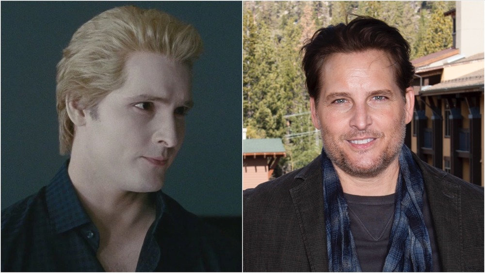 Peter Facinelli in Twilight (L) and in a 2020 press photo (R)