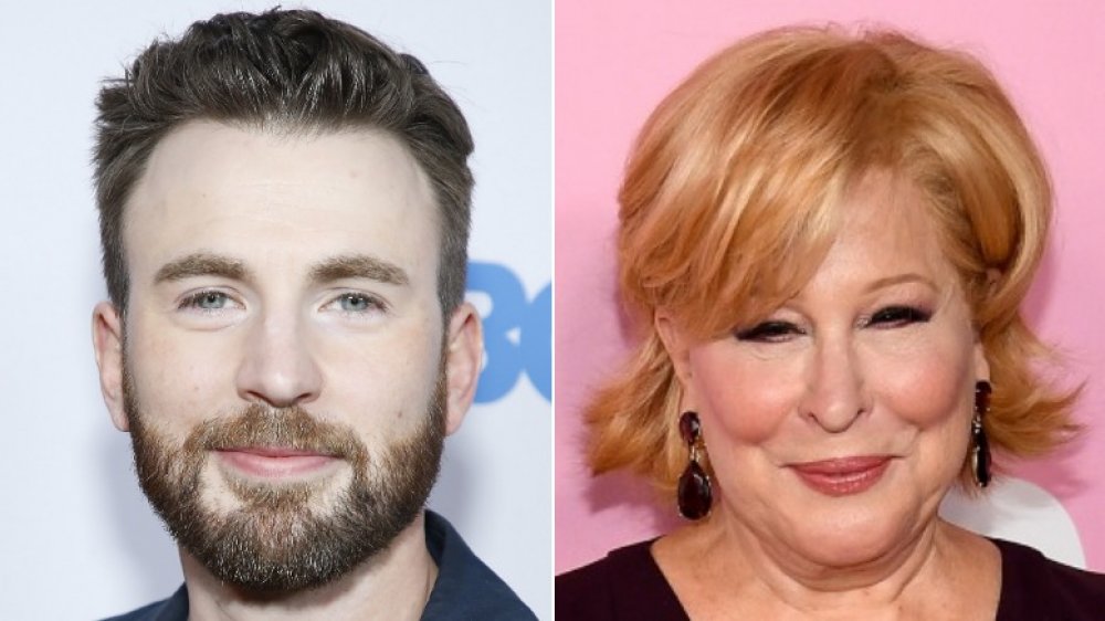 Chris Evans and Bette Midler