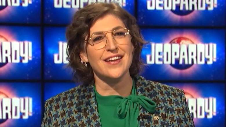 Mayim Bialik Jeopardy! background