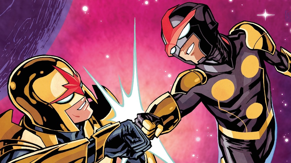 Richard Rider and Sam Alexander as Nova Marvel Comics