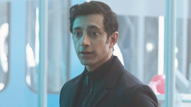 Riz Ahmed as Carlton Drake in Venom