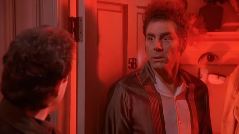 Michael Richards as Kramer on Seinfeld