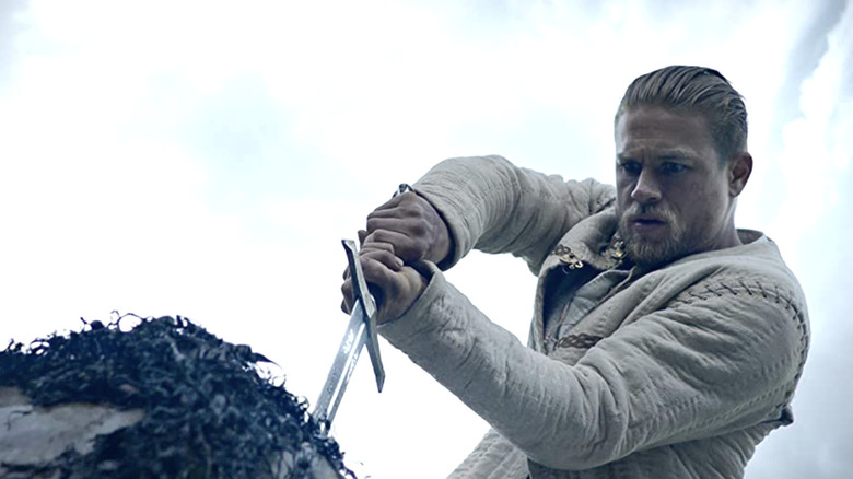 King Arthur pulls sword from the stone