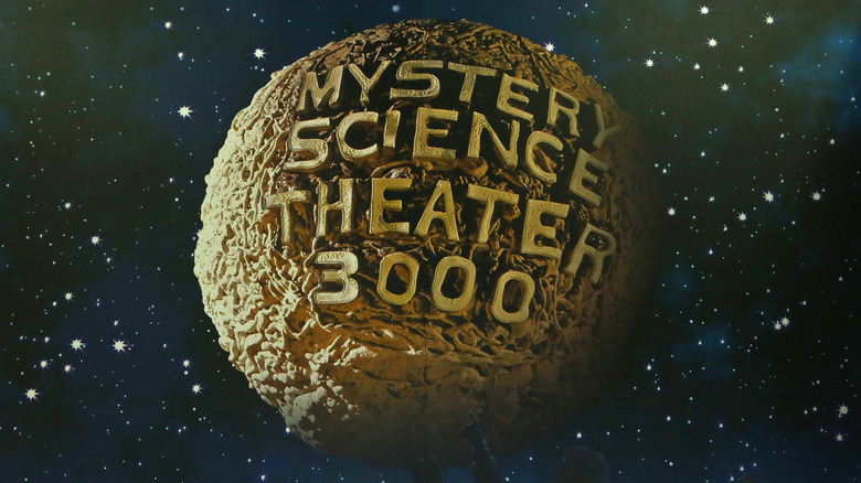 Mystery Science Theater 3000 logo on planet