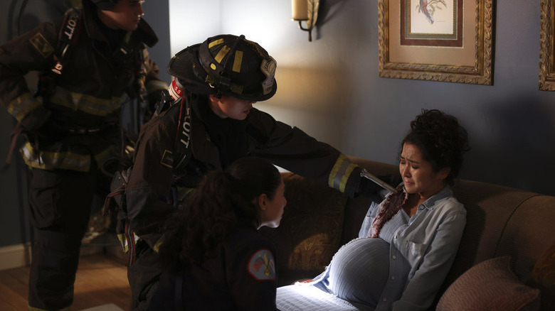 Chicago Fire Rescuing Pregnant Woman