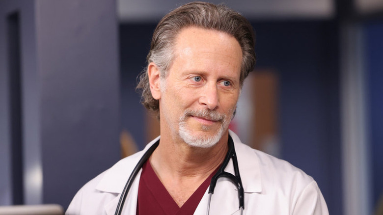 Steven Weber in white coat 