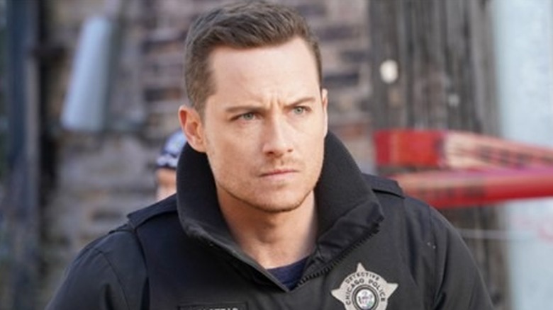 Detective Jay Halstead in a police vest