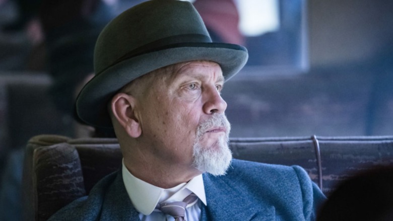 John Malkovich as Hercule Poirot in The ABC Murders