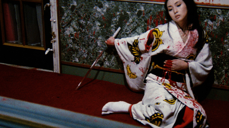 Meiko Kaji in Lady Snowblood