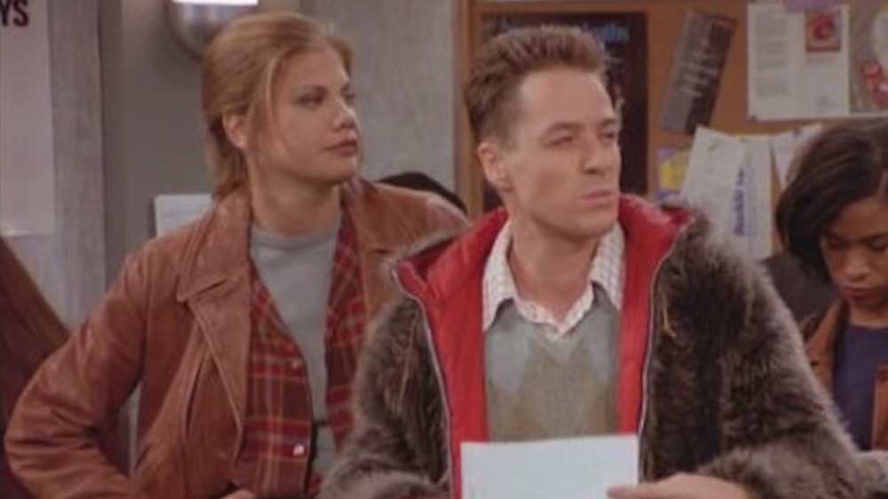 Kristen Johnston and French Stewart on 3rd Rock from the Sun