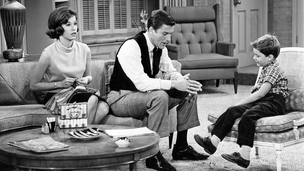 Dick Van Dyke and Mary Tyler Moore star in the hit sitcom The Dick Van Dyke Show