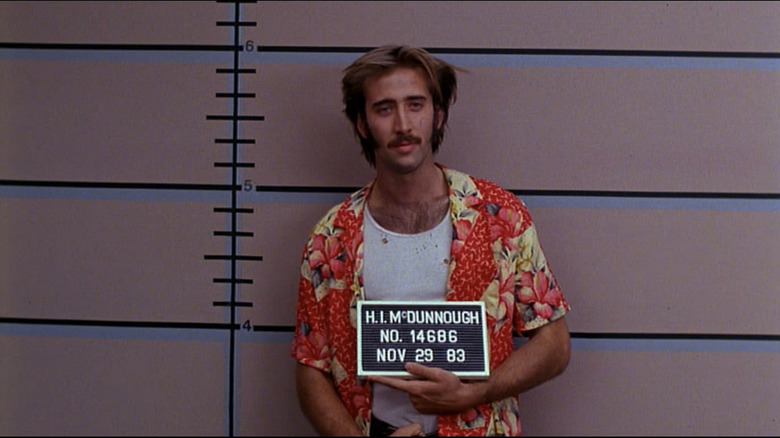 Nicolas Cage in Raising Arizona