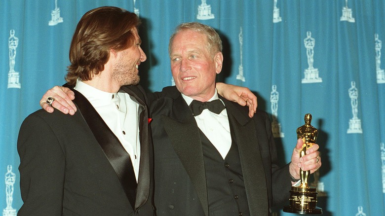 Tom Cruise and Paul Newman at the Oscars