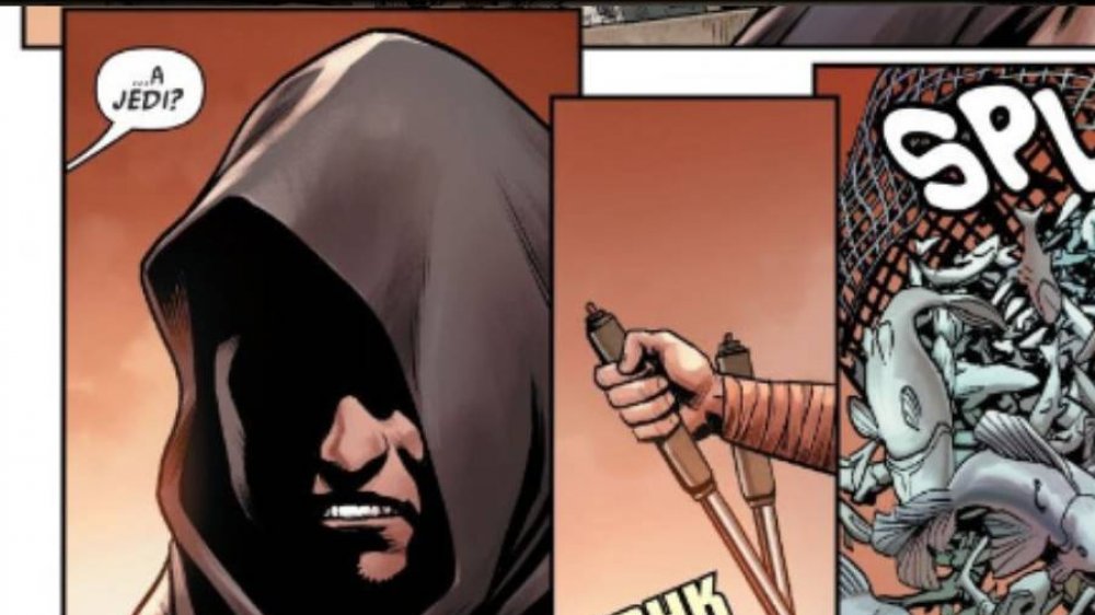 A mysterious hooded figure appears in the comics and in The Mandalorian season 2 trailer