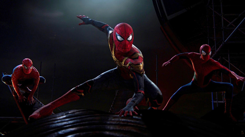 Three Spider-Men team up in Spider-Man: No Way Home (2021)