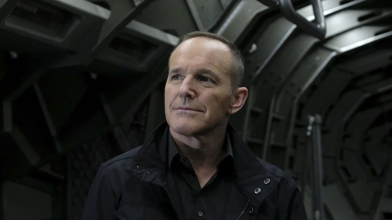 Clark Gregg looking content