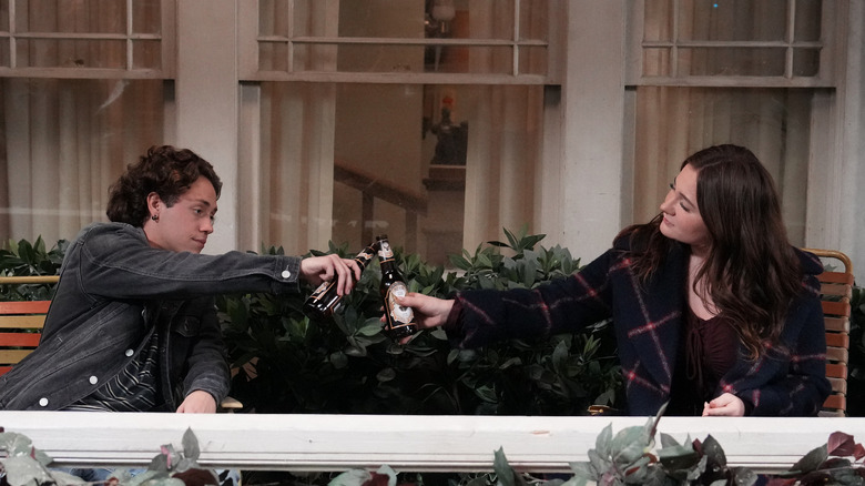 Ethan Cutkosky and Emma Kenney on The Conners.