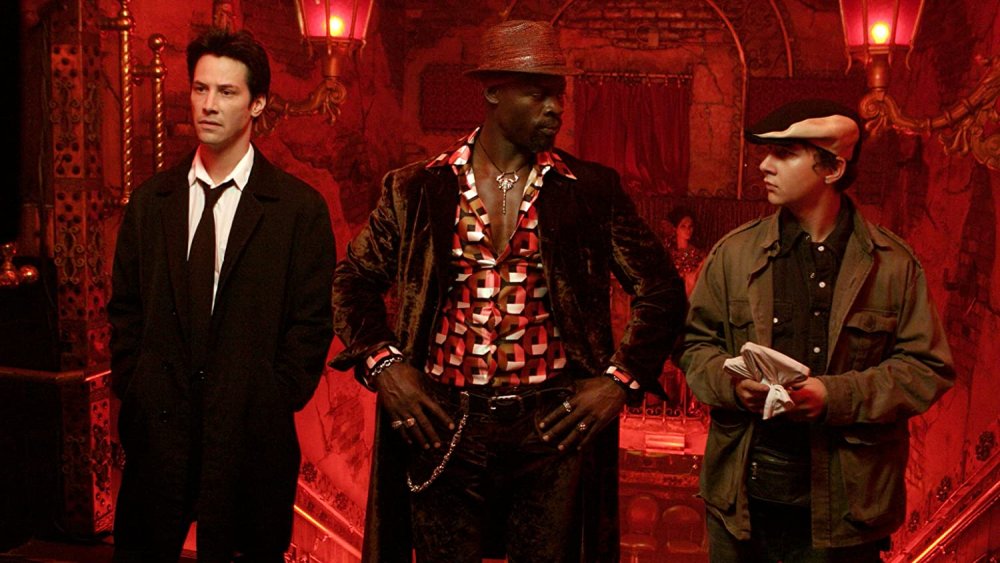 Keanu Reeves, Djimon Hounsou, and Shia LaBeouf in Constantine