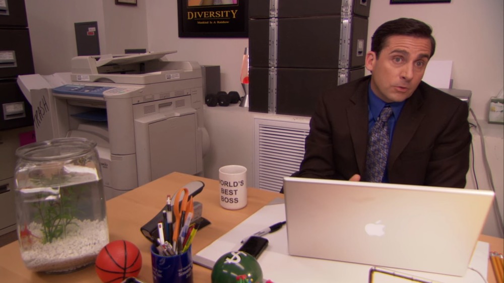 Steve Carell as Michael Scott on The Office