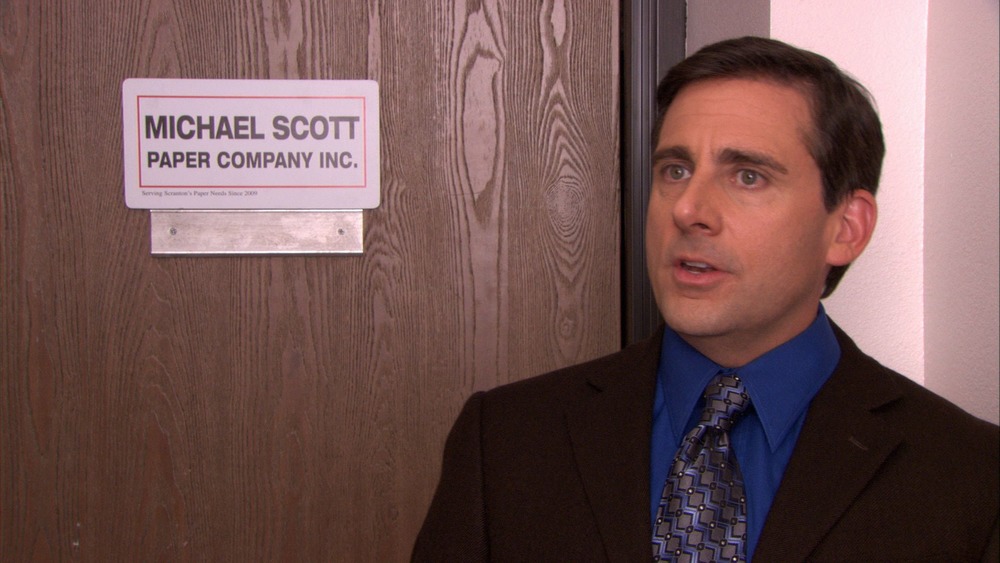 Steve Carell as Michael Scott on The Office