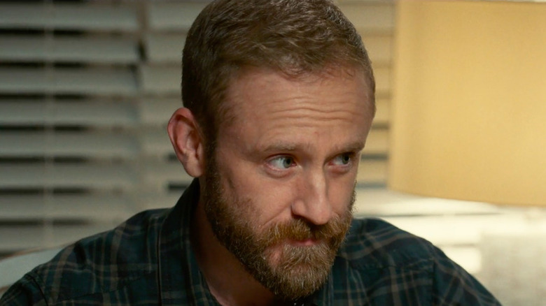 Ben Foster as an at ease Mike Denton in The Contractor