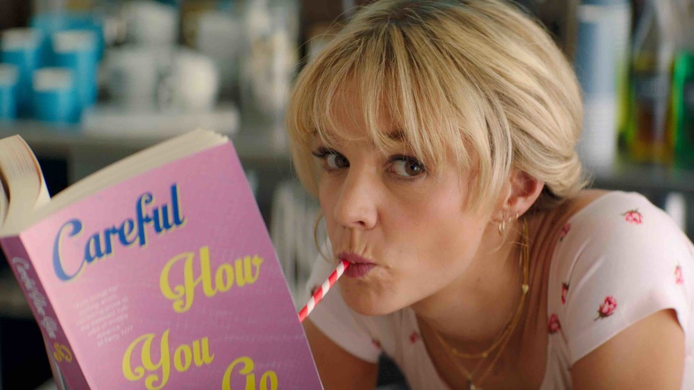 Carey Mulligan Promising Young Woman drinking straw