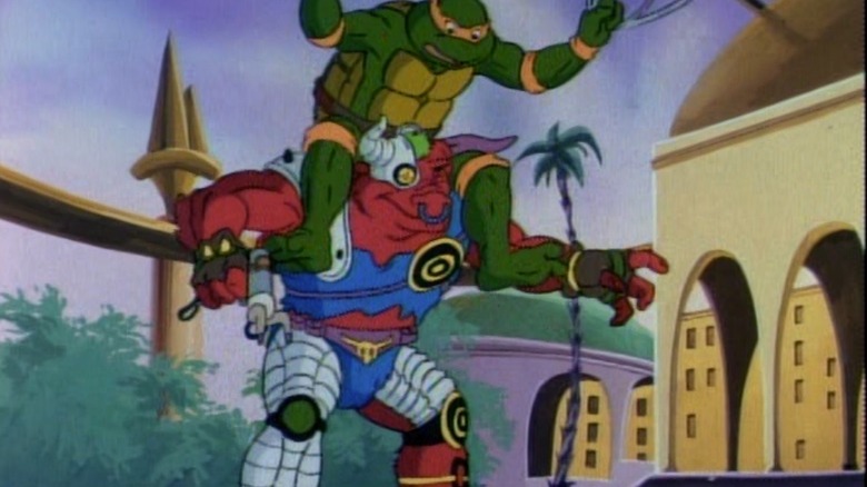 Michelangelo busting Groundchuck