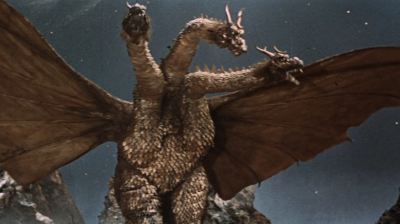 Ghidorah fighting on Planet-X