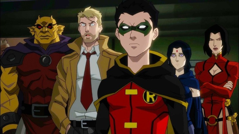 Justice League Dark: Apokolips War Robin Constantine Etrigan Raven  Lady Shiva