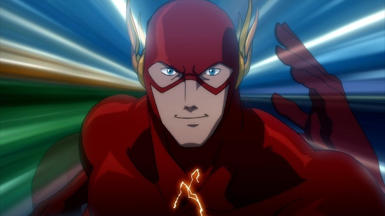 Justice League: The Flashpoint Paradox the Flash running speedforce