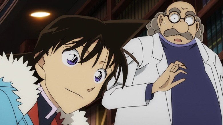 Ran Mouri and Doctor Agasa