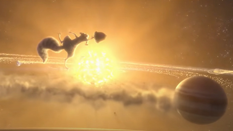 Scrat creates the solar system