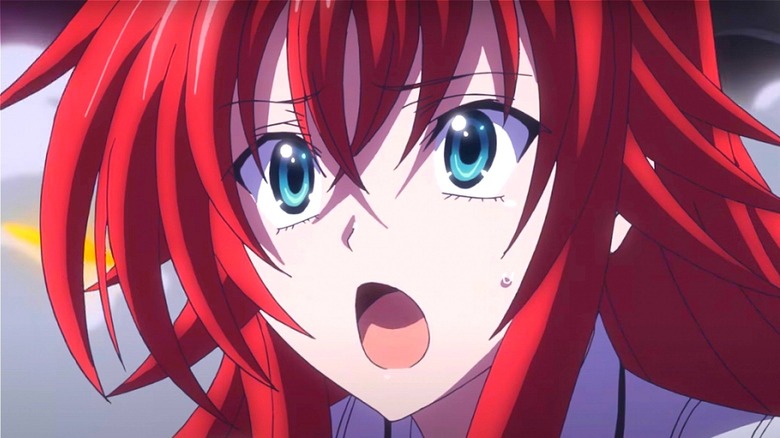 Raynare, High School DXD anime character in a | Stable Diffusion