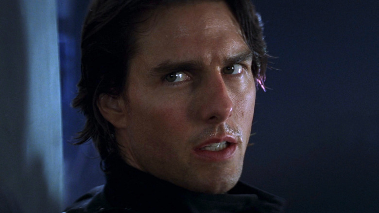 Ethan Hunt looking to the side