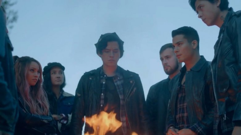 Jughead watching it burn