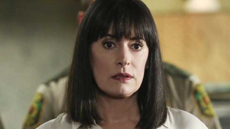 Prentiss making serious face