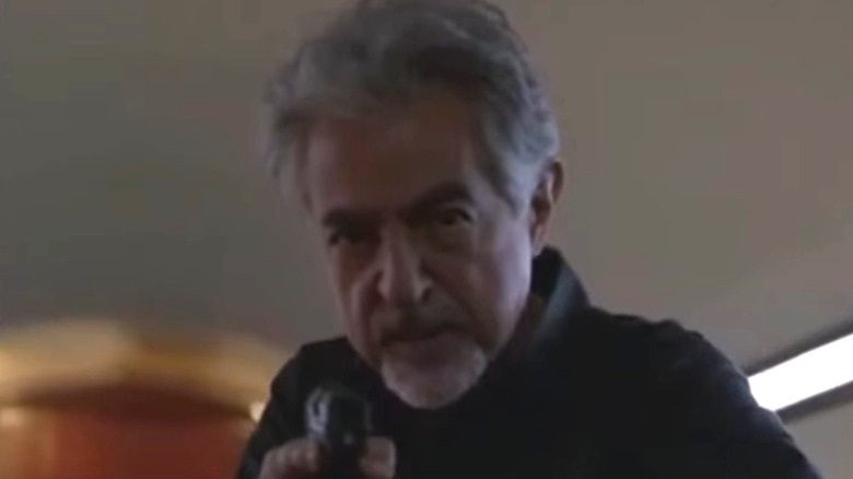 David Rossi confronting the bad guy