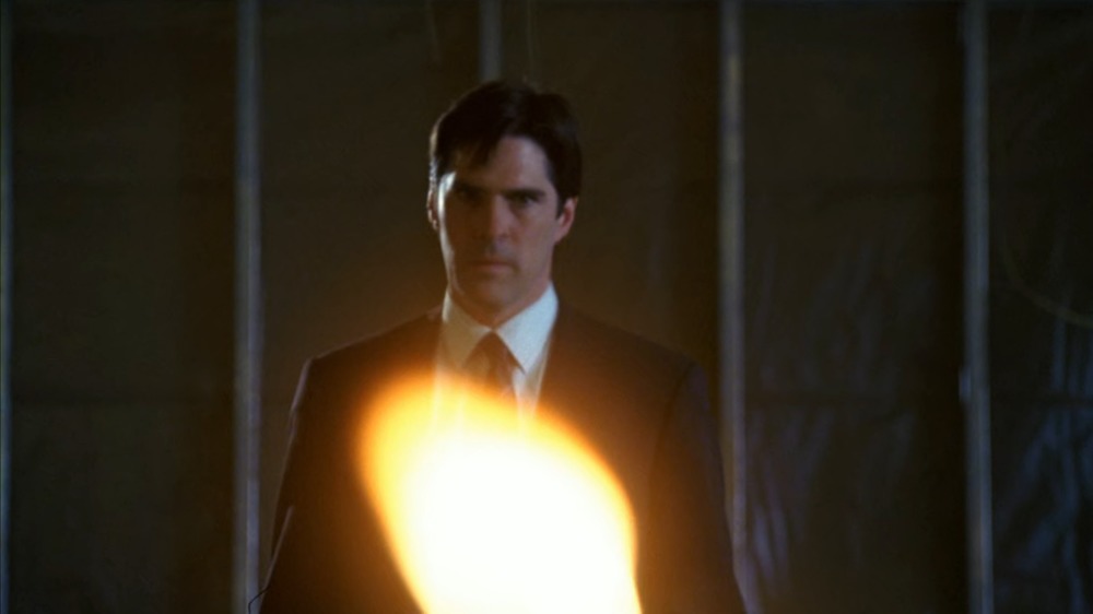 Hotchner with flame