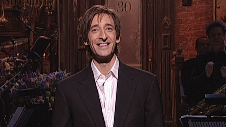 Adrien Brody on "SNL"