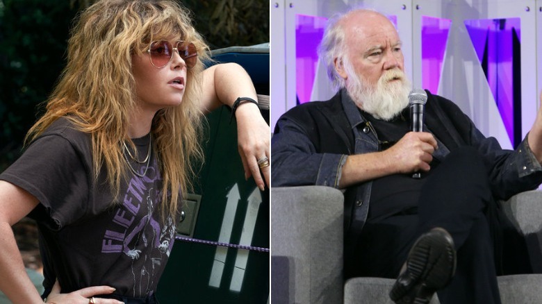 Side-by-side pictures of Natasha Lyonne and Phil Tippett