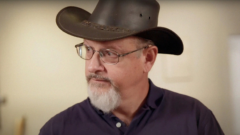 Carmen Legge in a brown leather cowboy hat