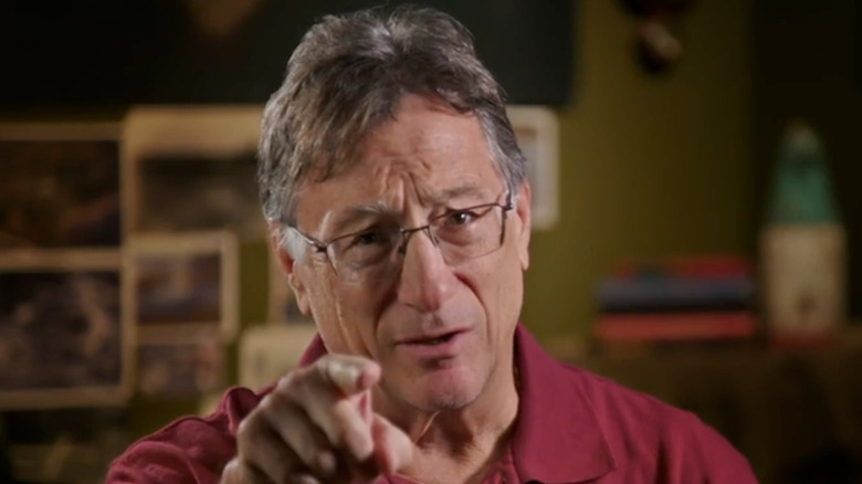 Marty Lagina points toward the camera on "The Curse of Oak Island (2014-present)