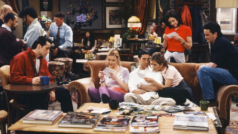 The Friends gang gathers at Central Perk