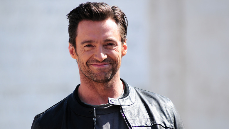 Hugh Jackman smiling