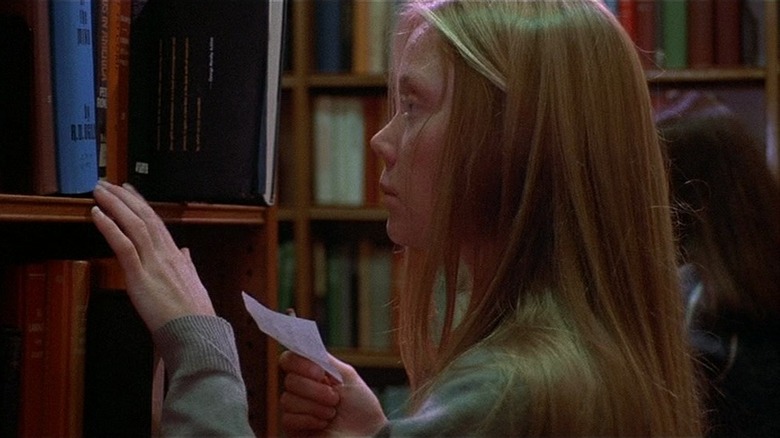 Carrie White picks out book