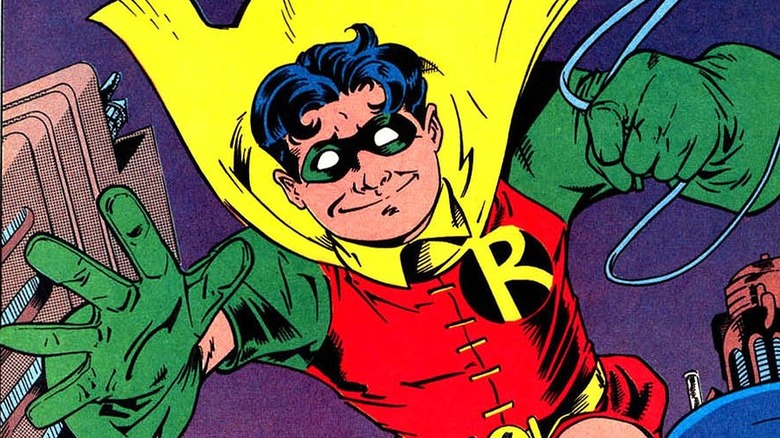 Dick Grayson's Robin swings