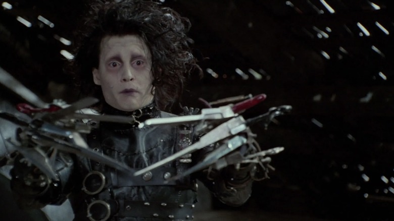 Edward showing his scissor hands