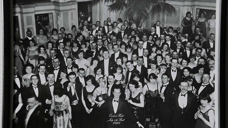 The famous photograph of Jack Torrance and party guests in 1921