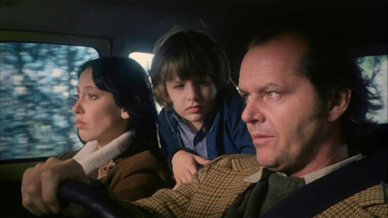 Wendy, Danny, and Jack sit in their car