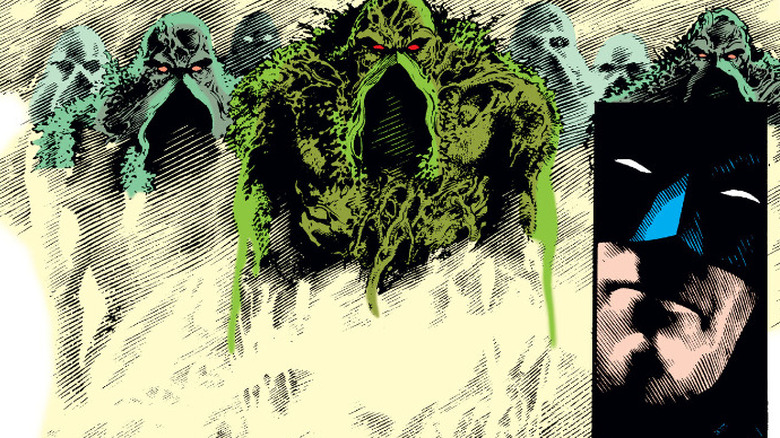 Batman faces Swamp Thing in "Swamp Thing #53"